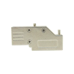 customized supplier D-Sub hood connector metal hood 9pin 90 degree male/female solder type d-sub connector