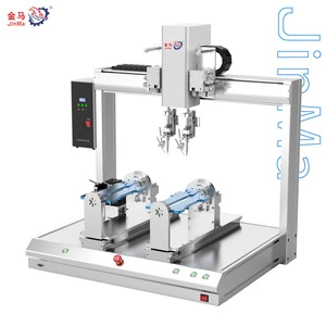 6-Axis Dual-Head Rotary Automatic Soldering Robot 360° Rotation Automotive Electronics Connector Wire Harness Welding