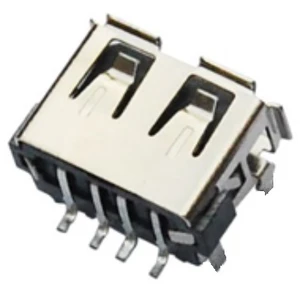 Ariba Technology USB 2.0 Type a Female SMT Right Angle Connector Gold Contact Finish UL94V-0 Flame Retardant 1500 Durability