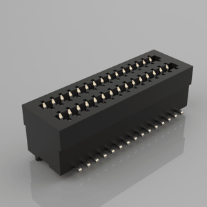 HC-PBB08-2-28-F-H4.5 0.8mm Pitch Double Slot Board to Board & Mezzanine Connectors Right-angle Connector for Pcb Board