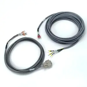 Customized D-Sub Connectors Cable Assembly PVC Metallic Shell Multicore Industrial Equipment Internal Unit Application