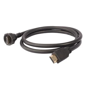 Lshitech Industrial Display Waterproof Hmdi Ports Connecter Sealed Rugged for Industrial Displays