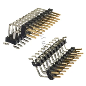 0.54 2 1.0 0.8 3.96 5.08 1.27 Male Pin Header Single Dual Row Straight SMT Type Connector for Board to Board Mezzanine