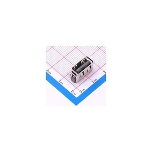 10.0 HC6.3 JB Type-A USB 2.0 Standard Female Right Angle 4P Contacts 1 Port Current Rating 1.5A USB Connector 10.0-HC6.3-JB