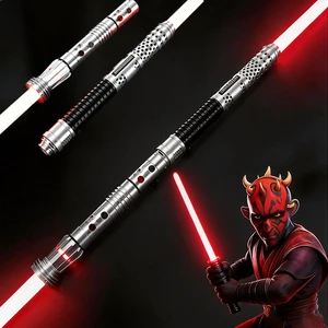 Budget-Friendly Darth Maul Dual Lightsaber Double-Bladed Saber Smooth Swing with Hilt Connector Wholesale EntryLevel Laser Sword