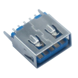 9 Pin USB a 180 Degree Type 3.0 DIP Female USB Connector