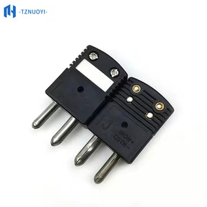 J Type Thermocouple Temperature Sensor Connector OSTW-J-F/M OEM ODM Nylon PA IP65 Rated -29~220 Male Female Plug