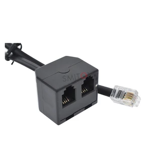 RJ9/RJ10/RJ22 Headset Training Adapter Y Splitter