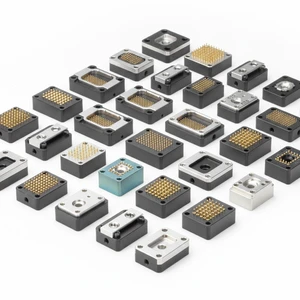 High-Precision CNC Machining IC Test Sockets for Semiconductor Testing Custom Engineering Plastic Socket Prototyping