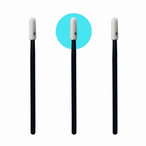70mm Round Foam Swab - 4mm Micro Tip - for PCB Solder Joints, Connector Pins, Capacitor Gaps & Edge Card Slots