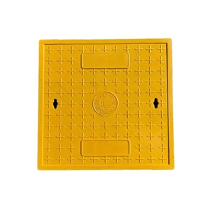 Moulded Fiberglass Manhole Cover Hinged FRP Sewage Manhole Cover Basalt Type with Smooth Grit Finishes