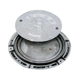 Custom Waterproof Cast Iron Manhole Cover Standard Manhole Cover Size