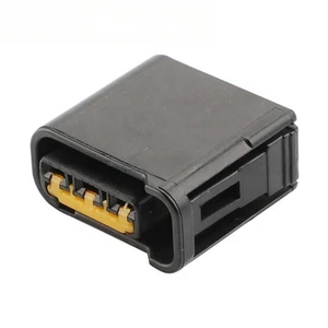 Jinhang4p 4Way Flat Sealed Auto Electrical Housing Plug with Yellow Grid Clip Waterproof Female Wire Connector for Car Sensors