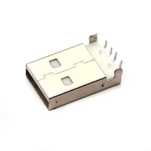 USB 2.0 Male a Type USB PCB Connector Plug 90 Degree Male USB Connectors 4Pins DIP