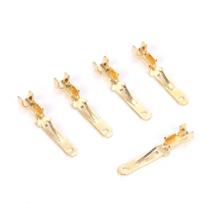 2.8 Male Brass Terminal 230V Brass Plated Crimping Terminals BOERDA Factory Bulk Connector