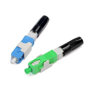FAC-SC Repeated Use Optical Fiber Fast Assembly Connector SC PC UPC APC Pre-polish for Rapid Equipment Installation