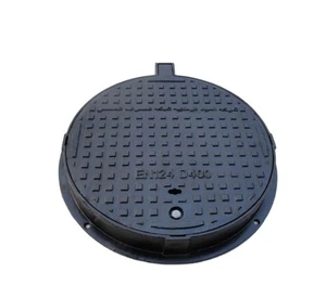 DI Round Manhole Cover With Lock Hinge