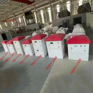 Lizhong Customized Fiberglass Reinforced Plastic SMC Intelligent Irrigation Agricultural Well House Integrated Molding China