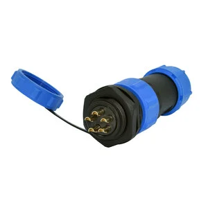 Waterproof Aviation Connectors 2/3/4/5/6/7/9/12pins SP21 IP68 Waterproof Docking Aviation Plug Connector