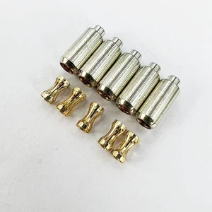 Silver Color Custom CNC Mechanical Backplane Connectors Female Screw Connection Metal Contact Surface for Data Sheet Products