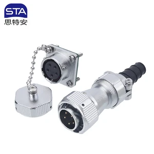WY20 IP67 Waterproof Aviation Plug Socket 2 3 4 5 6 7 8 9 10 12 14 15 Pin Industrial Automotive Power Connector