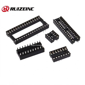 IC Socket DIP Integrated Circuit Chip Base 6/8/14/16/18/20/24/28/40 Pin