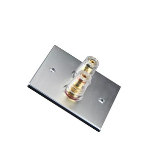Hi-End Copper Terminal Female Short Version Hi-Fi Audio Socket Binding Post with Banana Plug 10A