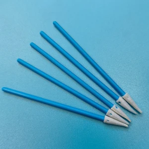 750 Lint Free 3.5mm Sharp ESD Cleanroom Swab Mini Pointed Foam Swab for Precision Cleaning