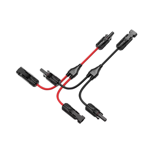 Solar Panel Connector Y Branch 1 To 2 Parallel Adapter Cable Male To Female Combiner For PV System