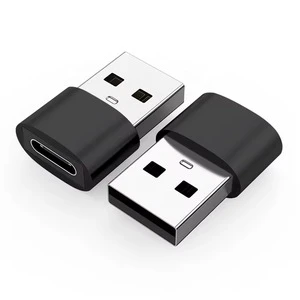 Factory Wholesale Converter USB 2.0 to USB Type CF Aluminum Alloy Adapter New Condition Type C Connecter OTG USB Adapter
