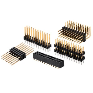 Pin Header Socket Male 2.00MM Single Row 10 20 40 Pin Dip 1.27MM Header Connector Single Pin Header for Board to Board Mezzanine