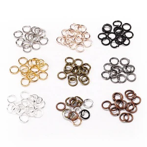 11 Different Colors and Multi Sizes High Quality Making Jewelry Accessories Round Split Ring Connector Open Jump Rings