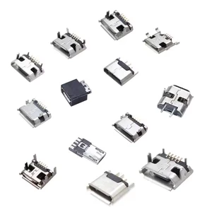 Mini Micro Usb Connector Female 6 Pin Interface Port Jack USB Connector for Power Charge