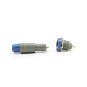 medical treatment Electrical Aviation Connectors DC Plugs Plastic 1P Coaxial Plug Socket 1 Core Female Connector Terminal