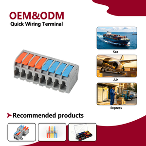 Good Quality PCT In/Out Compact Conductor Wire Splice Connectors Push In Lever Splicing Butt Connector Nuts