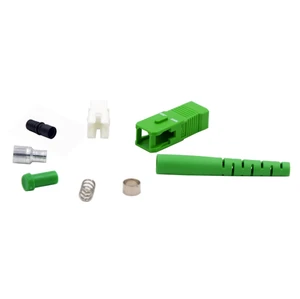Custom made sc optical fiber connector parts sc apc fiber optic connector kit fiber optic connector sc 2.0mm parts