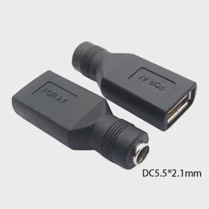 USB to DC Female Converter 5V/12V DC5.5X2.1mm F Plug Cable Adapter for Computer Laptop PC USB Power Extend Connector