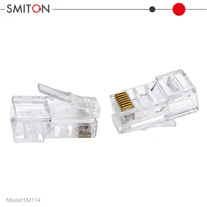 Ethernet Wire Connector RJ45 8P8C CAT5 Modular Plug