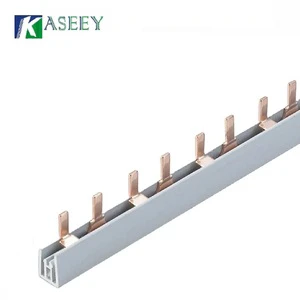 2P Comb Copper Connector Busbar With Air Switch Electrical Connection For Power Distribution Equipment/MCBs