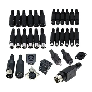 Din S Terminal 3/4/5/6/7/8P Pin MDC /MPC Miniature Power Mini Male Plug Female Socket Panel Mount Chassis Connector