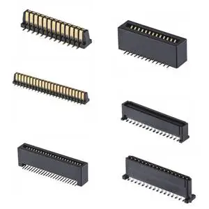 1.0mm Pitch Board to Board Connectors Double Contact Terminals 2.0mm Pitch Gold Finger Connector Card Edge Power for PCB