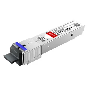 JS-SC31551G-20I 1000BASE-BX-U SFP BiDi 1310nm-TX/1550nm-RX 20km Simplex LC/SC SMF Transceiver Module Industrial
