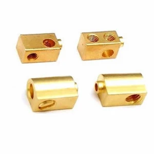 Premium brass terminal connector high conductivity electrical wire termination component for panels and switchboards