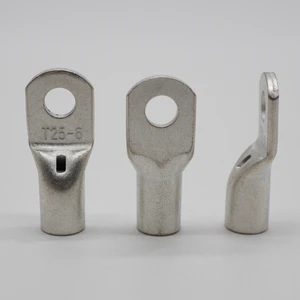 UL Listed T Copper Tubular Terminals 0.5-630mm² Cable Lugs in Stock Heat Resistant Crimp Terminals 220V