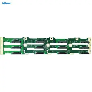 MIWIN Custom Hard Disk Backplane 3.5-inch 12 Bays 12Gbps SAS HD Base Plate PCIE 5.0 NVMe 2U 12 Bays 3.5 Inch Drive Backplane
