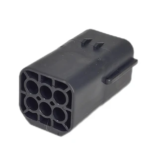 2 3 4 6 Pin Auto Connector Black Color Male Automotive Connector for Car Wiring Harness