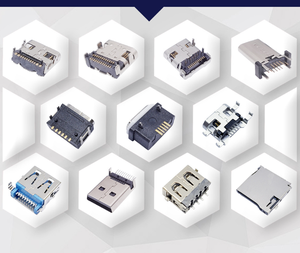 14 PIN Female Micro Usb Connector TYPE-C 14PLC-H10.0 5A Usb Type-c Connector Stainless Steel case Female Charging Port Connector