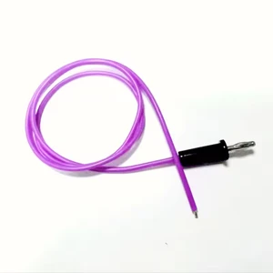 ODM Factory price High quality banana connector with silicone cable
