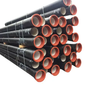 Customize Ductile Iron Pipe CNC Machining Parts Centrifugal Cast ISO Certified Water Pressure Tested Pipeline Dimensions