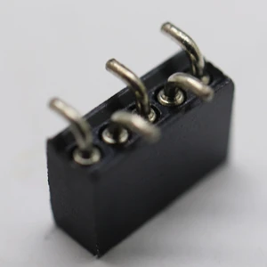 1.27mm Pitch Height 3.8mm 4.1mm 02P-50P Machine Female Header Connector Single Row SMT IC Socket Customized Pin for PCB Board